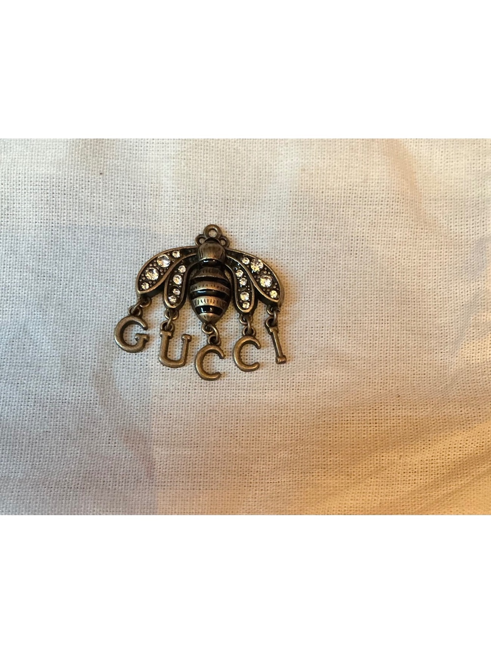 Gucci Bee Letter Charm/Zipper Pull